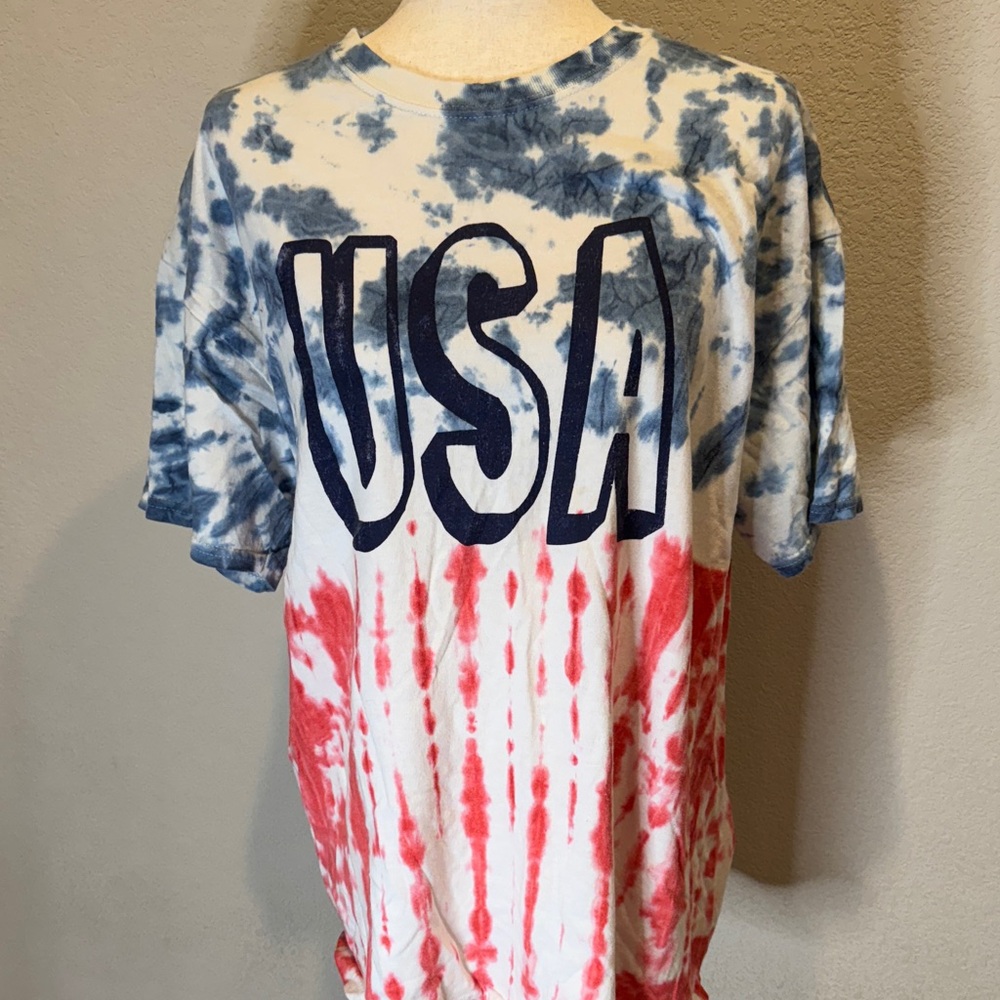 USA Tie-Dye Short Sleeve Tee